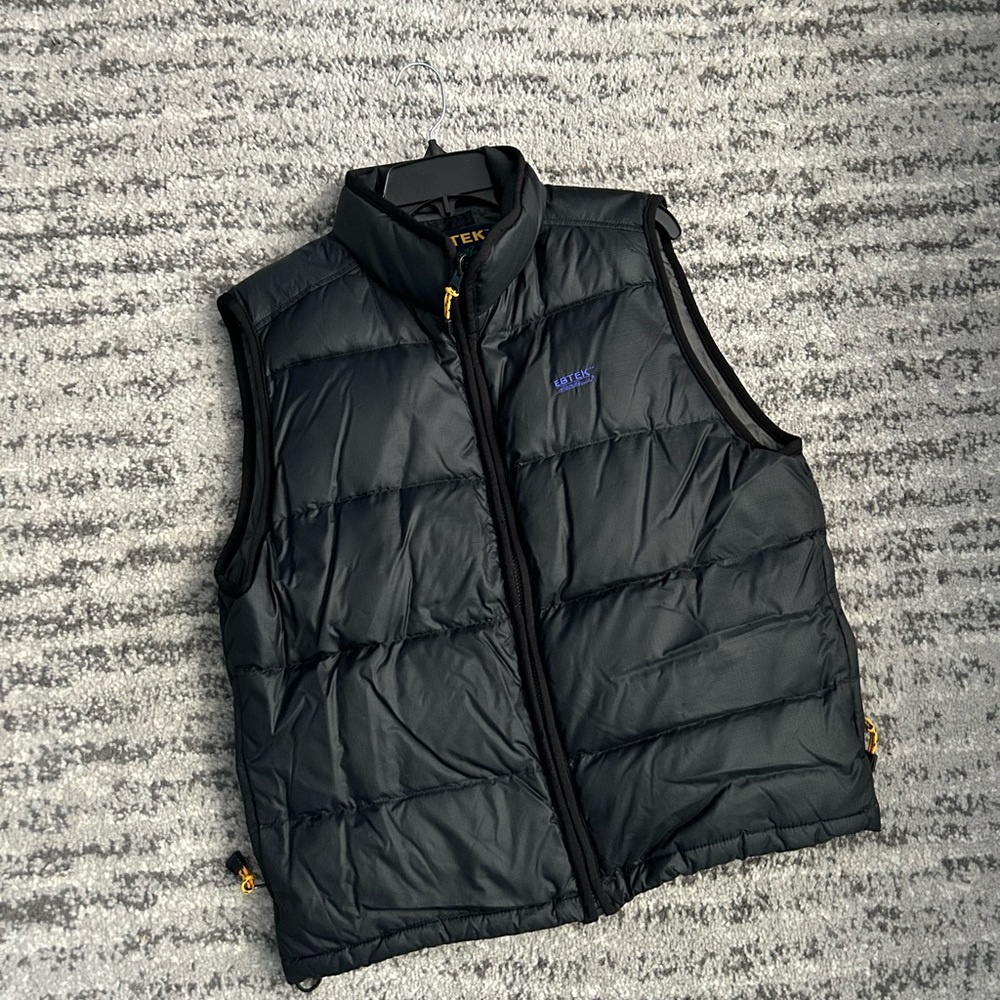Vintage Eddie Bauer EBTEK Black Puffer Vest